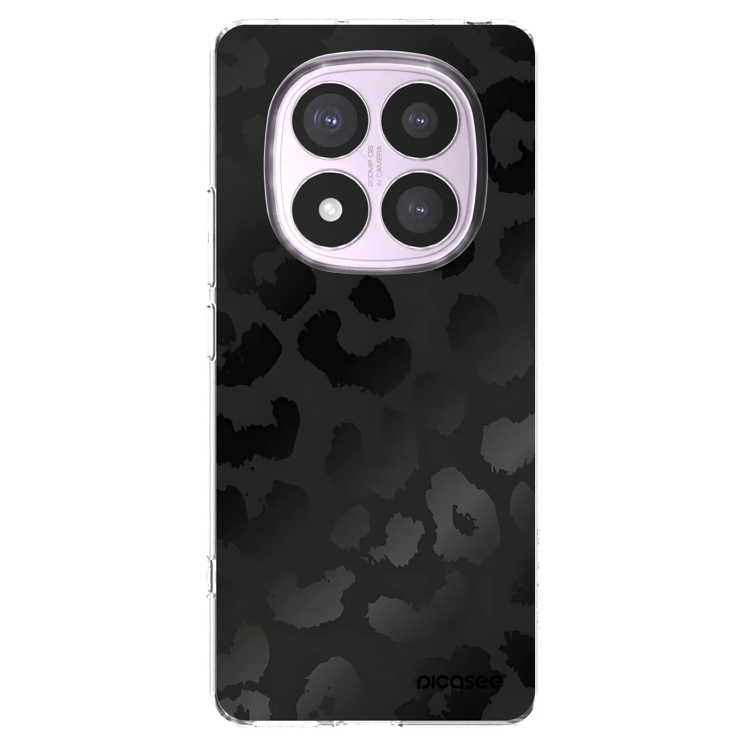 Picasee husă transparentă din silicon pentru Xiaomi Redmi Note 14 Pro 4G - Midnight Leopard