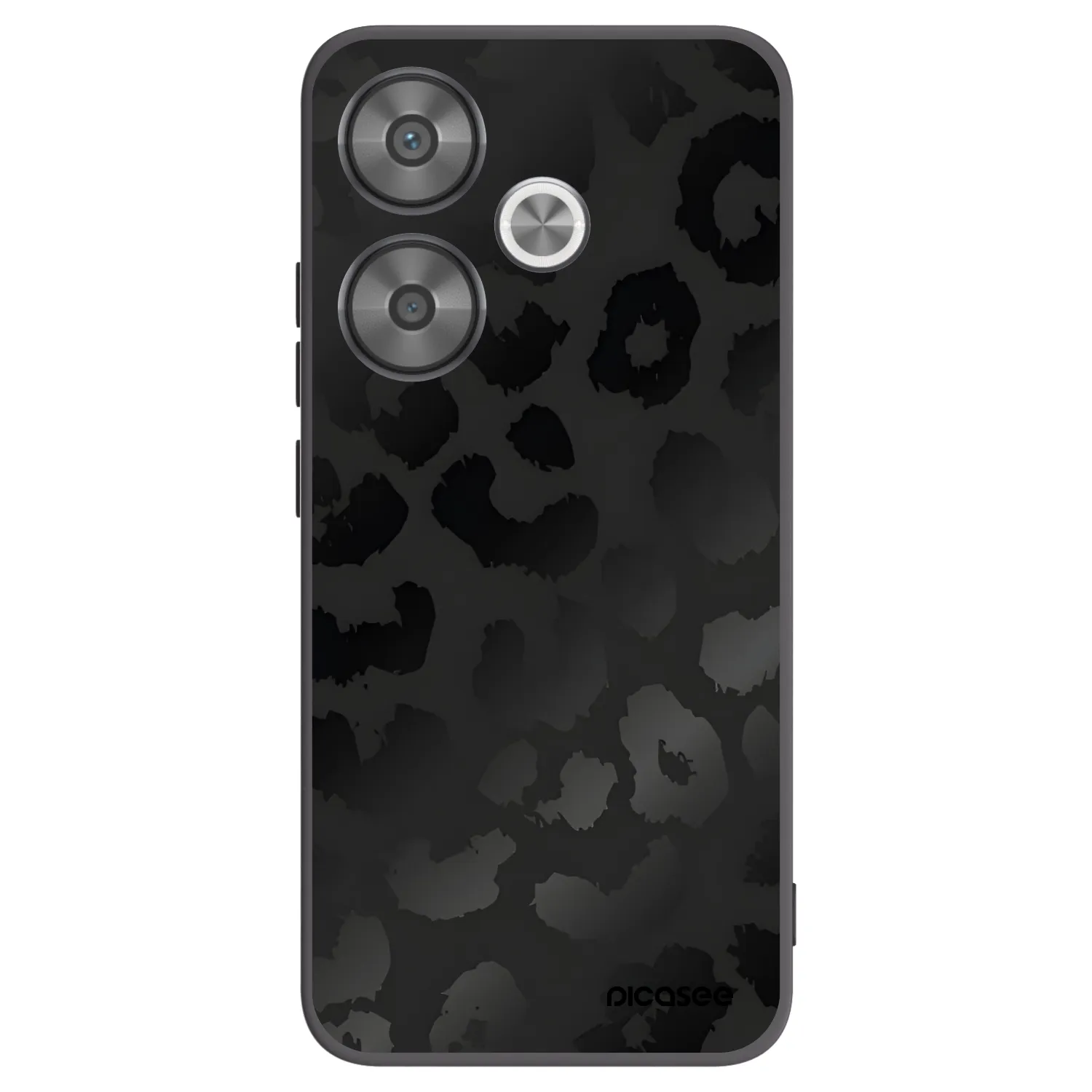 Picasee husă neagră din silicon pentru Xiaomi Poco F6 - Midnight Leopard