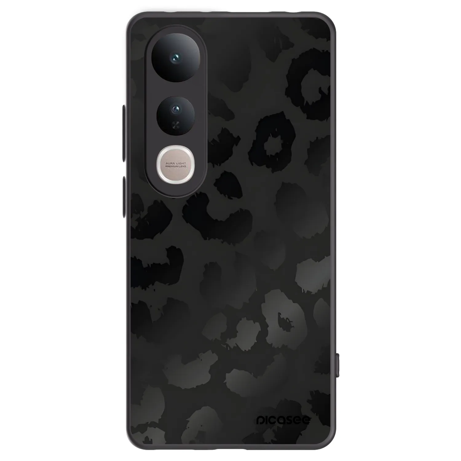 Picasee husă neagră din silicon pentru Vivo V50 Lite 5G - Midnight Leopard