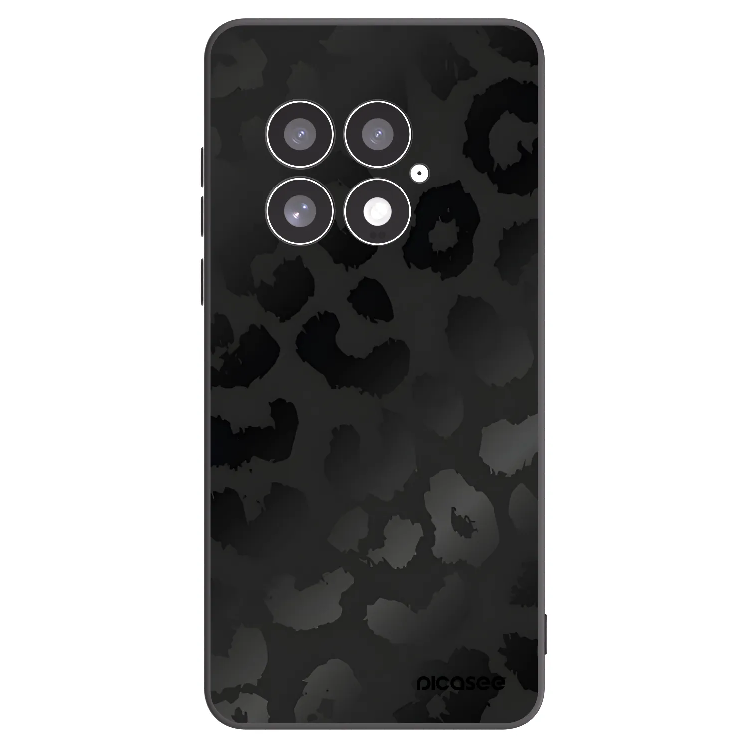 Picasee husă neagră din silicon pentru OnePlus 13 5G - Midnight Leopard