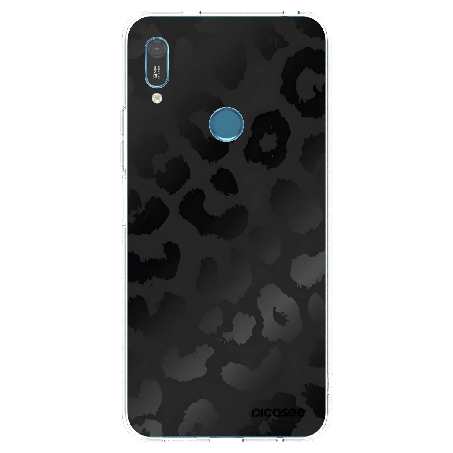 Picasee husă transparentă din silicon pentru Huawei Y6 2019 - Midnight Leopard