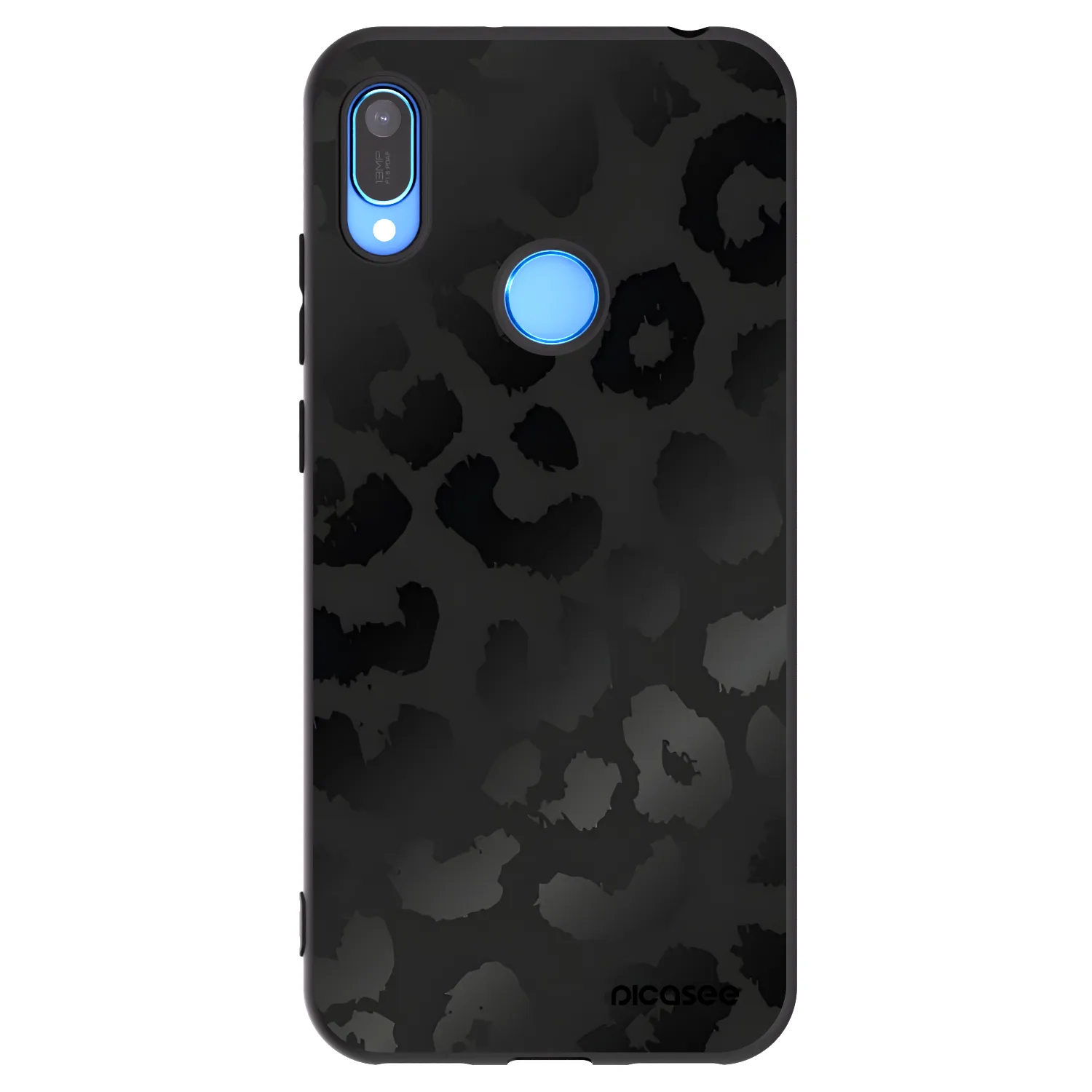 Picasee husă neagră din silicon pentru Huawei Y6 2019 - Midnight Leopard