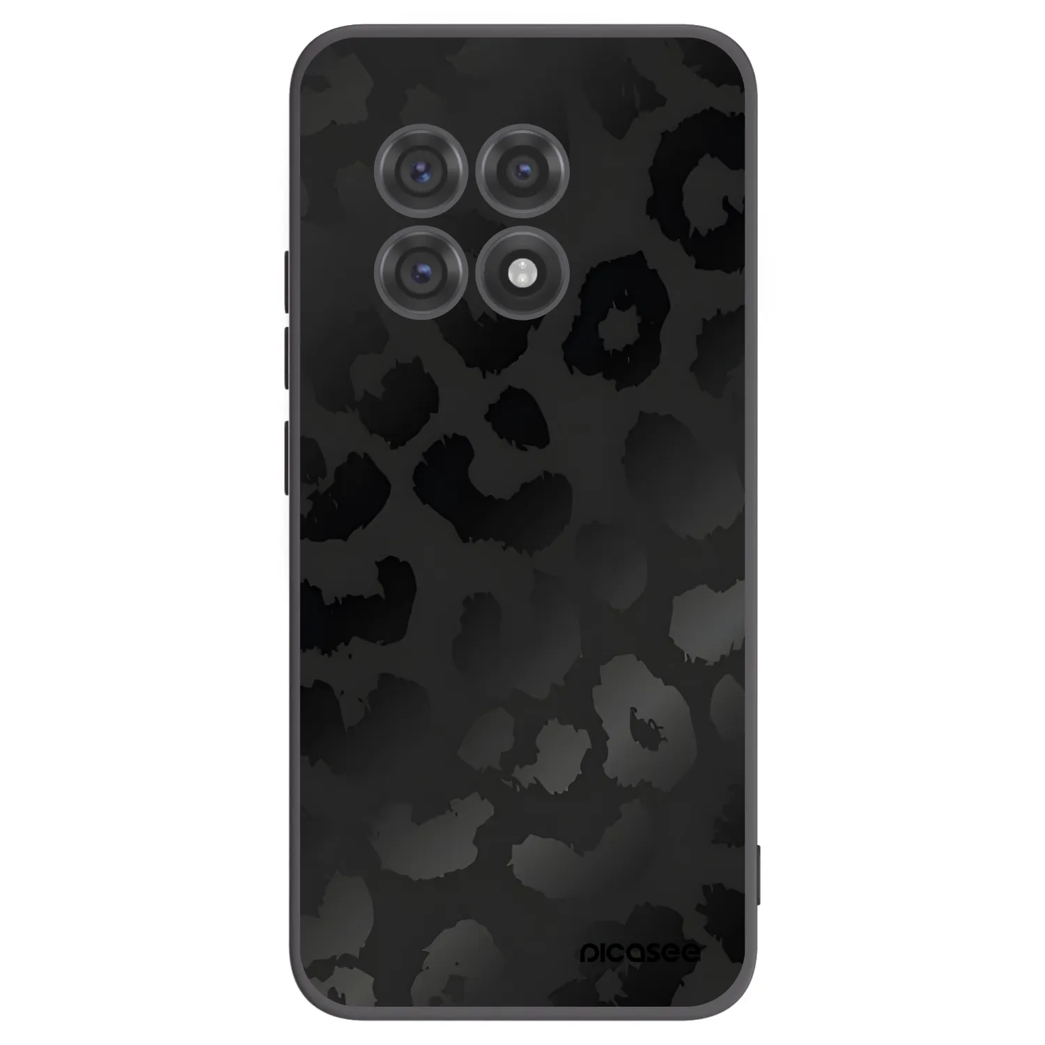 Picasee husă neagră din silicon pentru OnePlus 13R 5G - Midnight Leopard