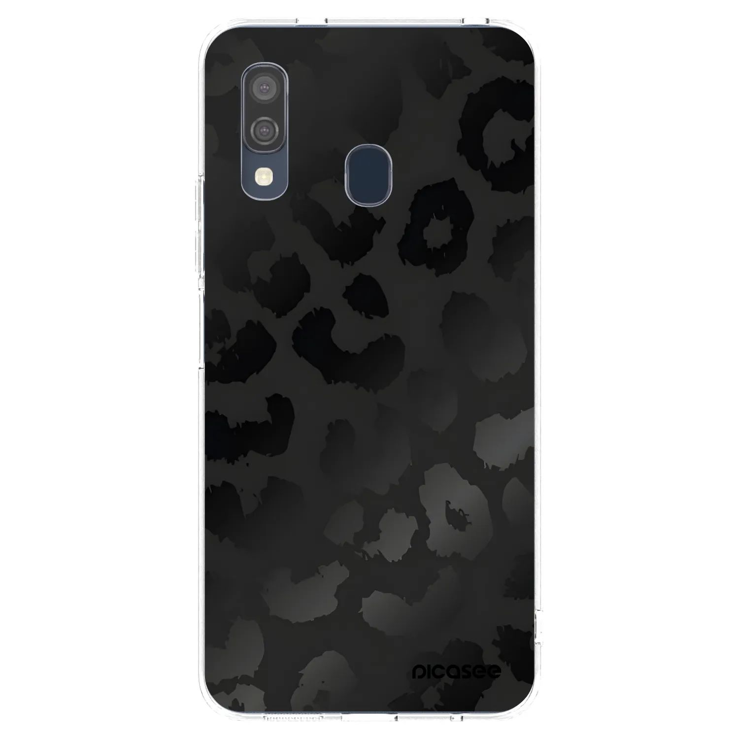 Picasee husă transparentă din silicon pentru Samsung Galaxy A40 A405F - Midnight Leopard