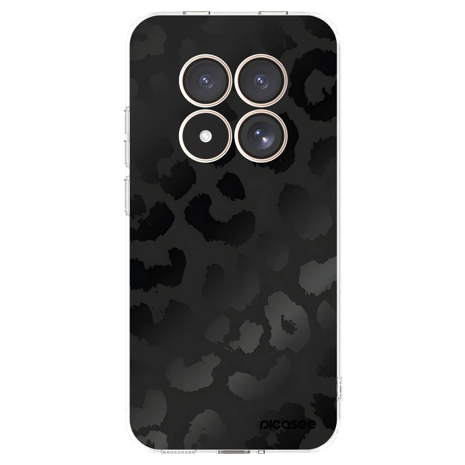 Picasee husă transparentă din silicon pentru Xiaomi Redmi Note 15 Pro 4G - Midnight Leopard