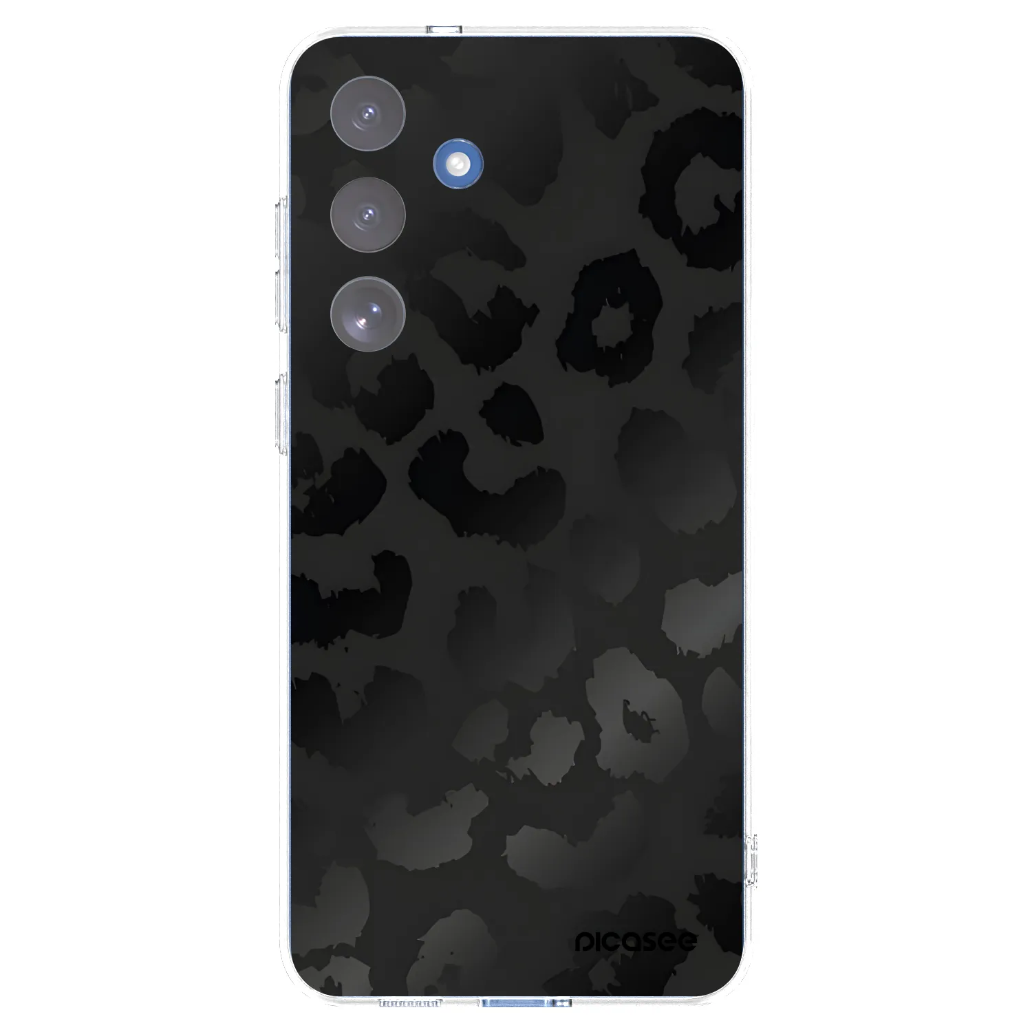 Picasee husă transparentă din silicon pentru Samsung Galaxy S25 FE 5G - Midnight Leopard