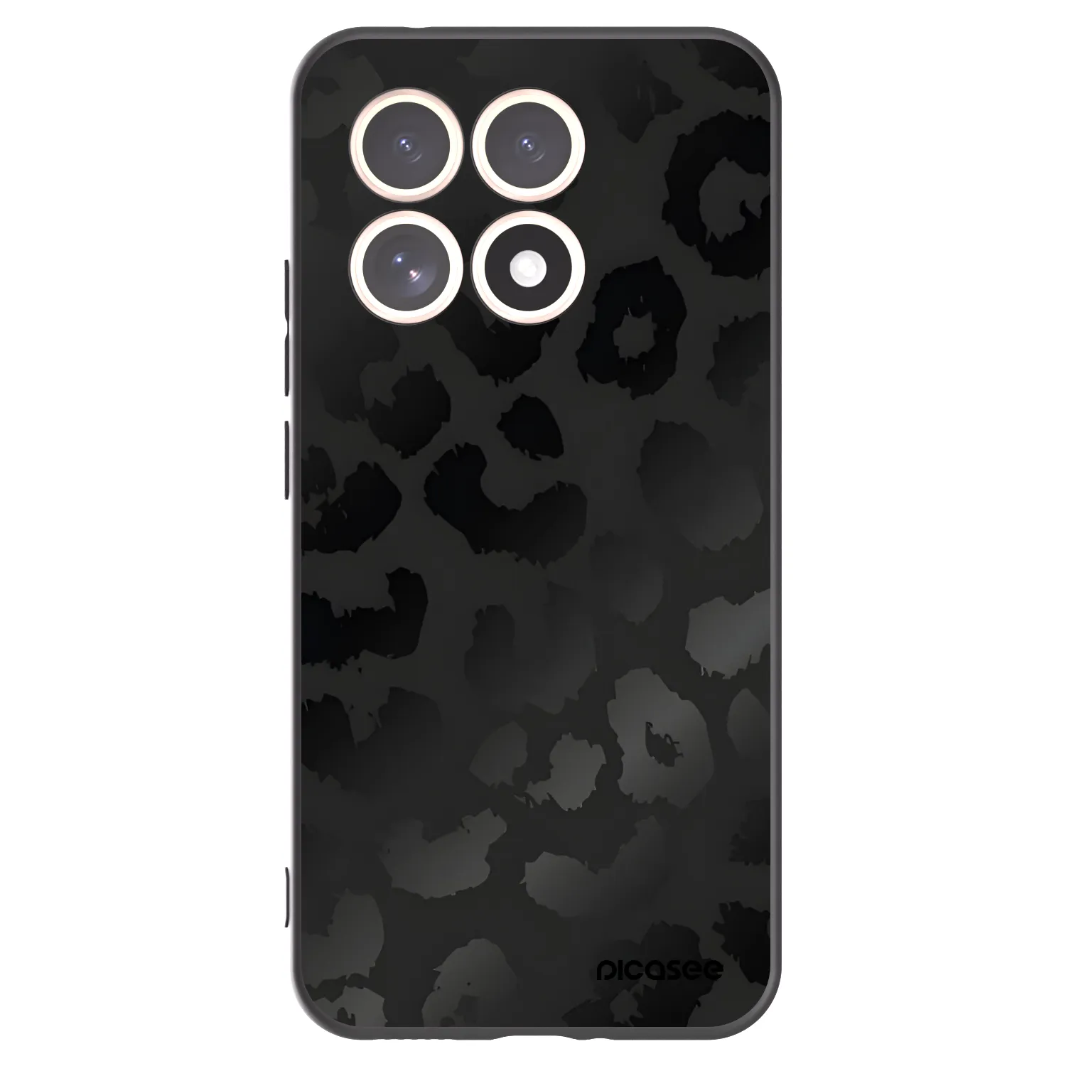 Picasee husă neagră din silicon pentru Xiaomi 15T - Midnight Leopard