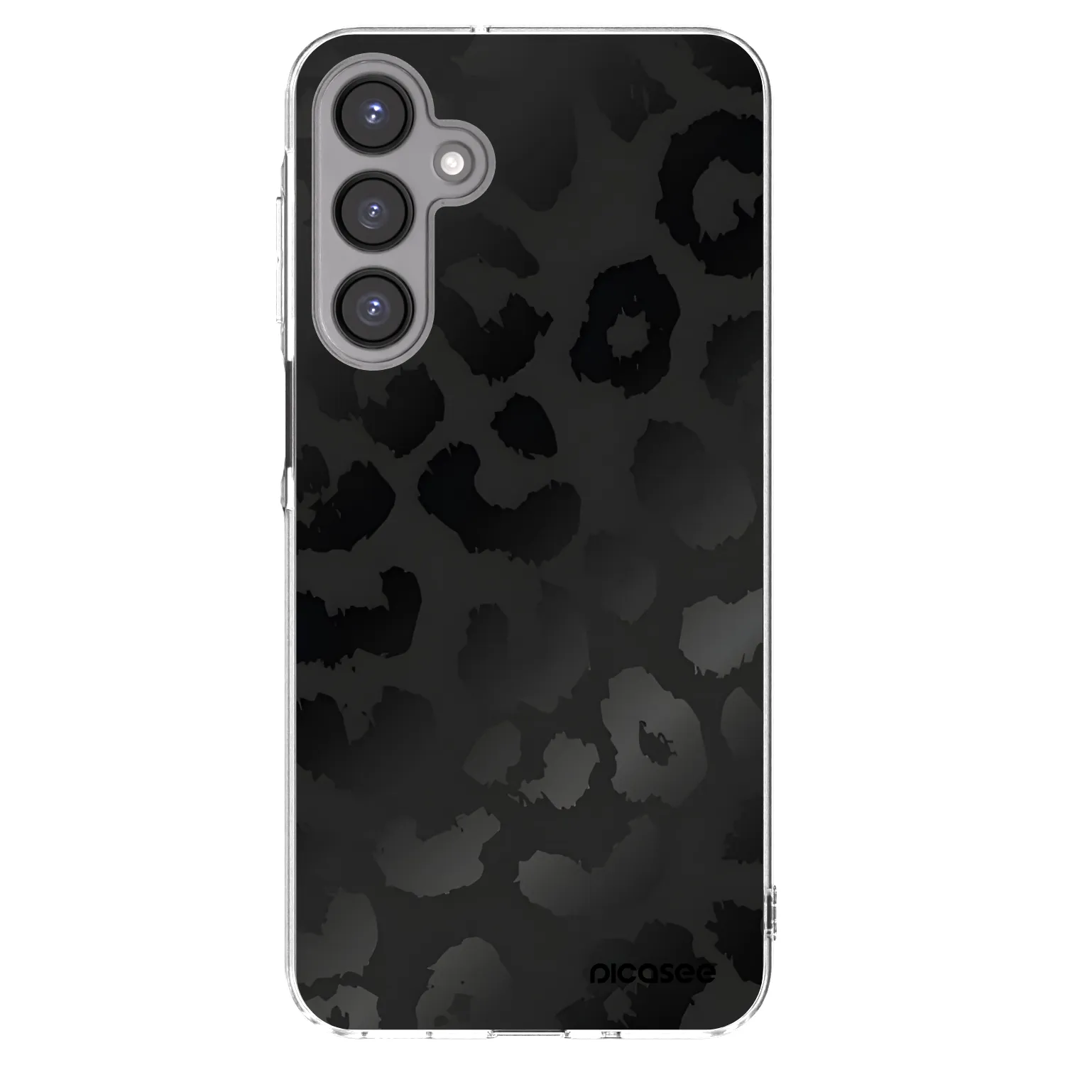 Picasee husă transparentă din silicon pentru Samsung Galaxy A16 4G - Midnight Leopard