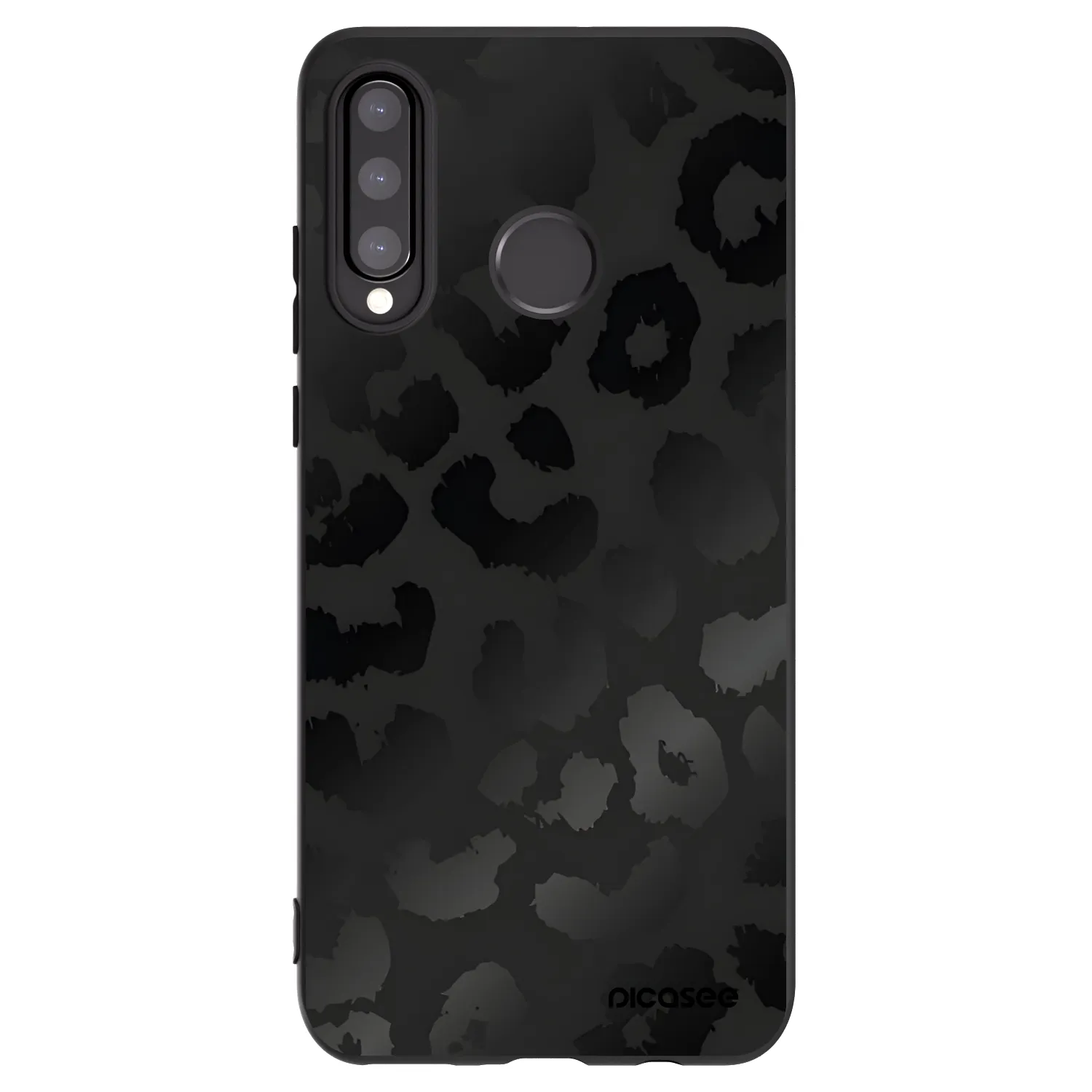 Picasee husă neagră din silicon pentru Huawei P30 Lite - Midnight Leopard