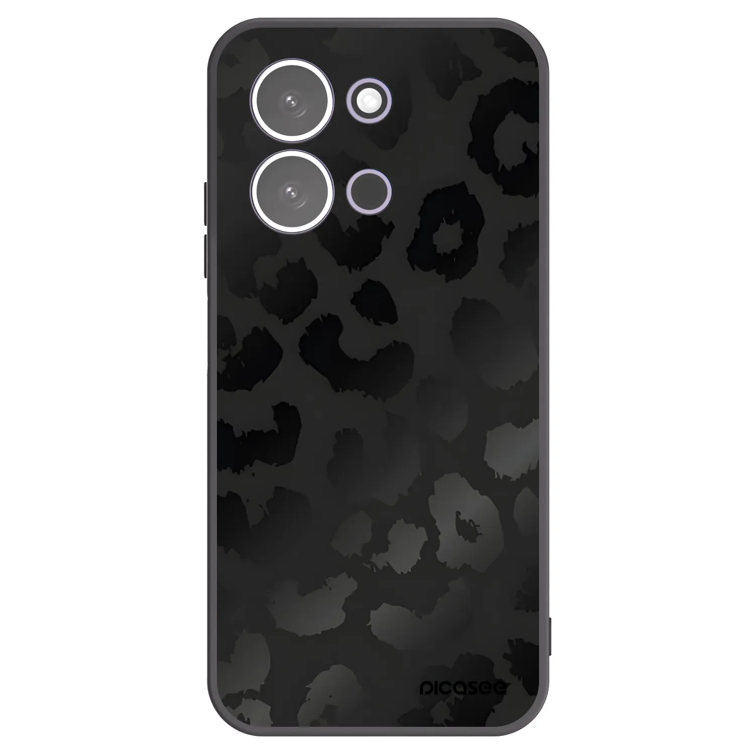 Picasee husă neagră din silicon pentru Xiaomi Redmi 15C 5G - Midnight Leopard