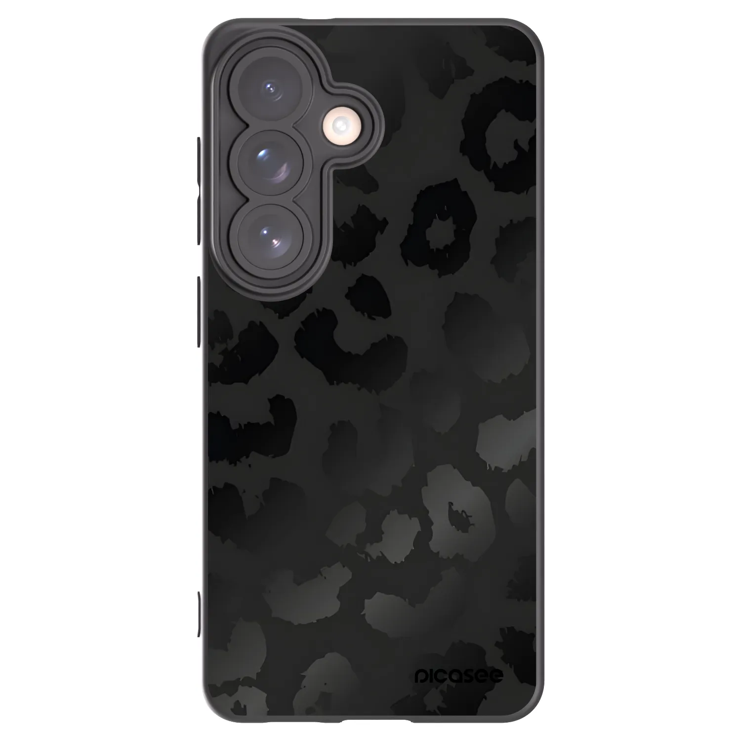 Picasee husă neagră din silicon pentru Samsung Galaxy S26 - Midnight Leopard