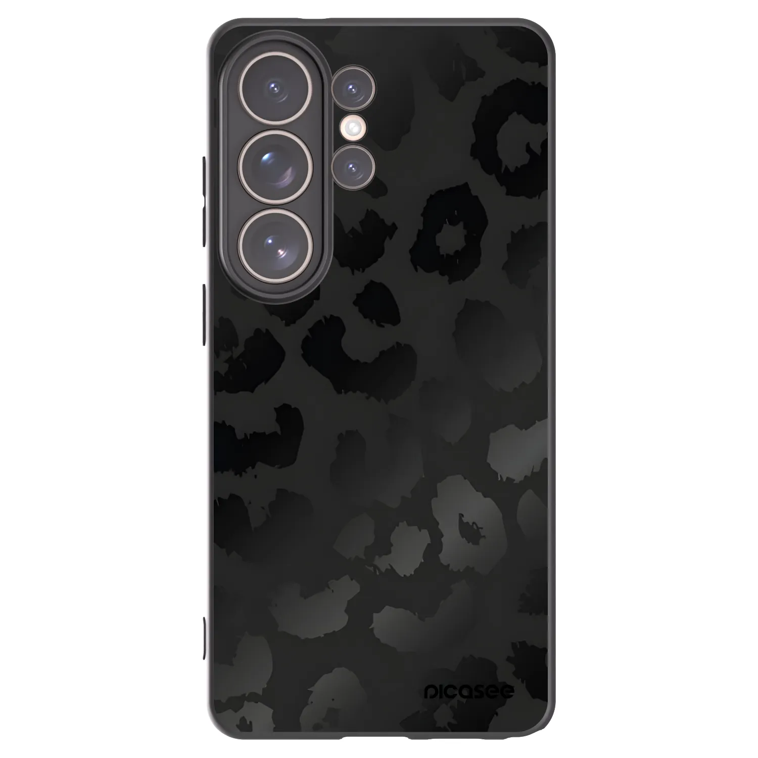 Picasee husă neagră din silicon pentru Samsung Galaxy S26 Ultra - Midnight Leopard
