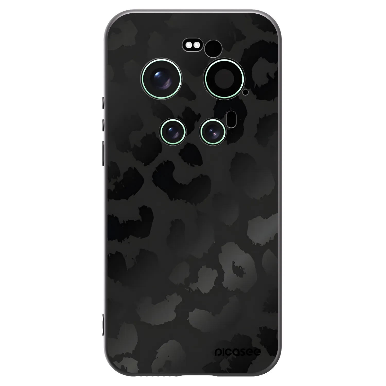 Picasee husă neagră din silicon pentru Xiaomi 17 Ultra - Midnight Leopard