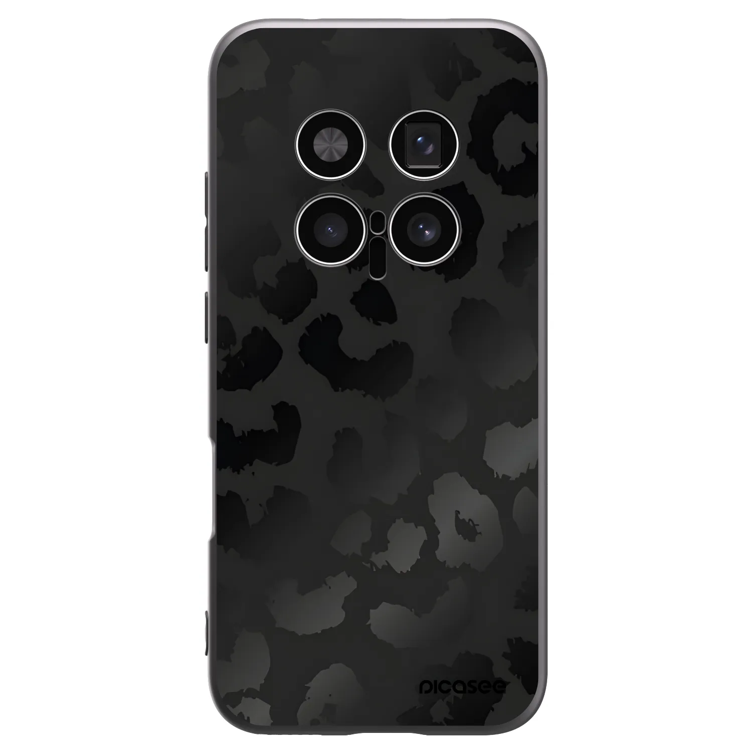 Picasee husă neagră din silicon pentru Honor Magic8 Pro 5G - Midnight Leopard