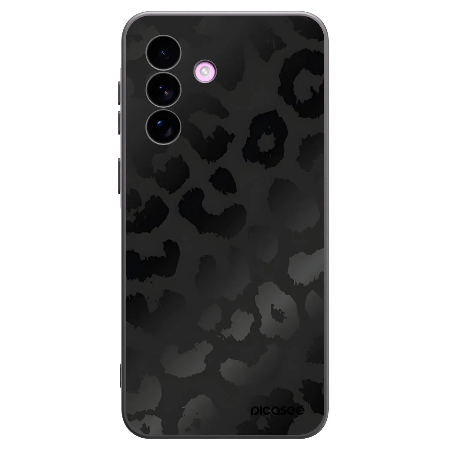 Picasee husă neagră din silicon pentru Samsung Galaxy A57 5G - Midnight Leopard