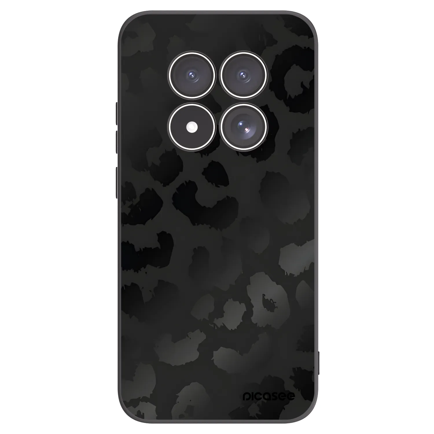Picasee husă neagră din silicon pentru Xiaomi Redmi Note 15 Pro 5G - Midnight Leopard