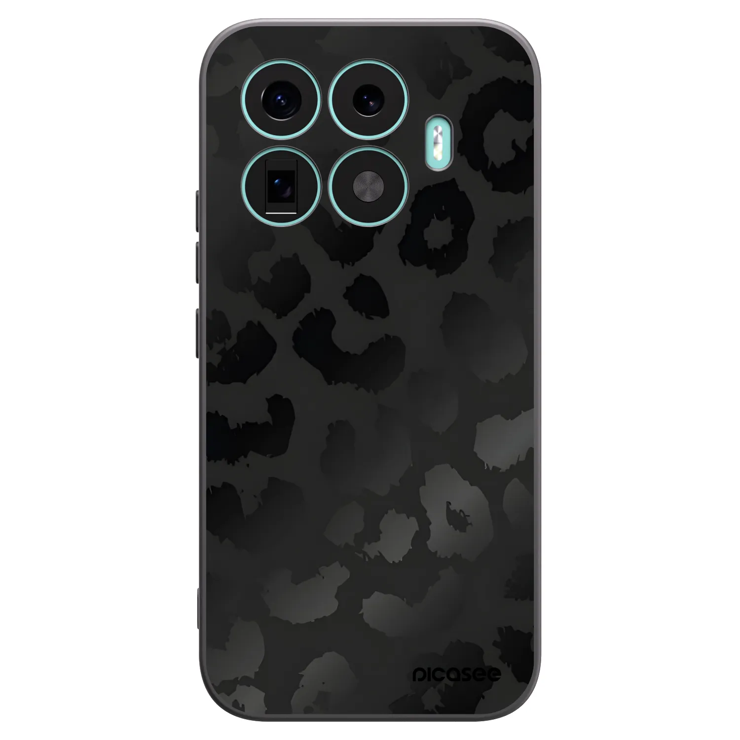 Picasee husă neagră din silicon pentru Xiaomi 17T - Midnight Leopard