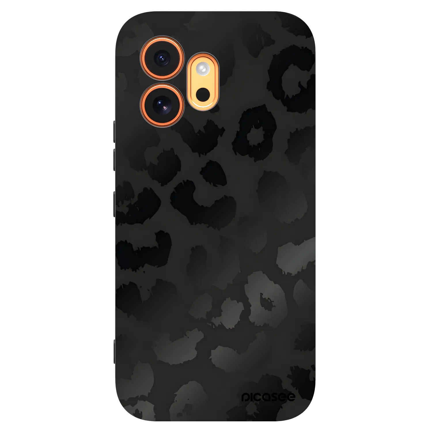 Picasee husă neagră din silicon pentru Honor 600 - Midnight Leopard