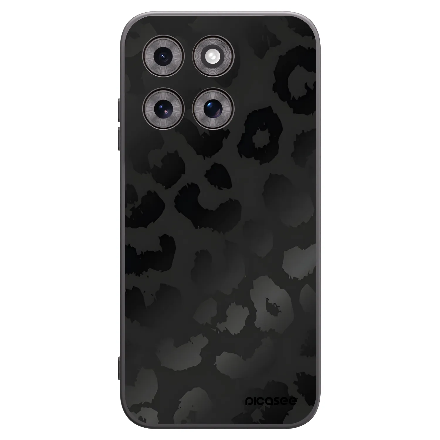 Picasee husă neagră din silicon pentru Motorola Moto G77 - Midnight Leopard