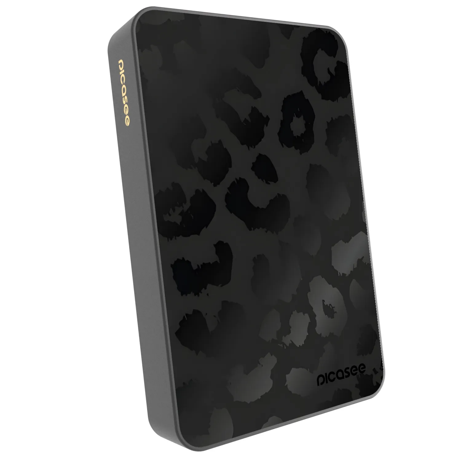 Picasee Powerbank cu MagSafe 10 000 mAh Gri - Midnight Leopard