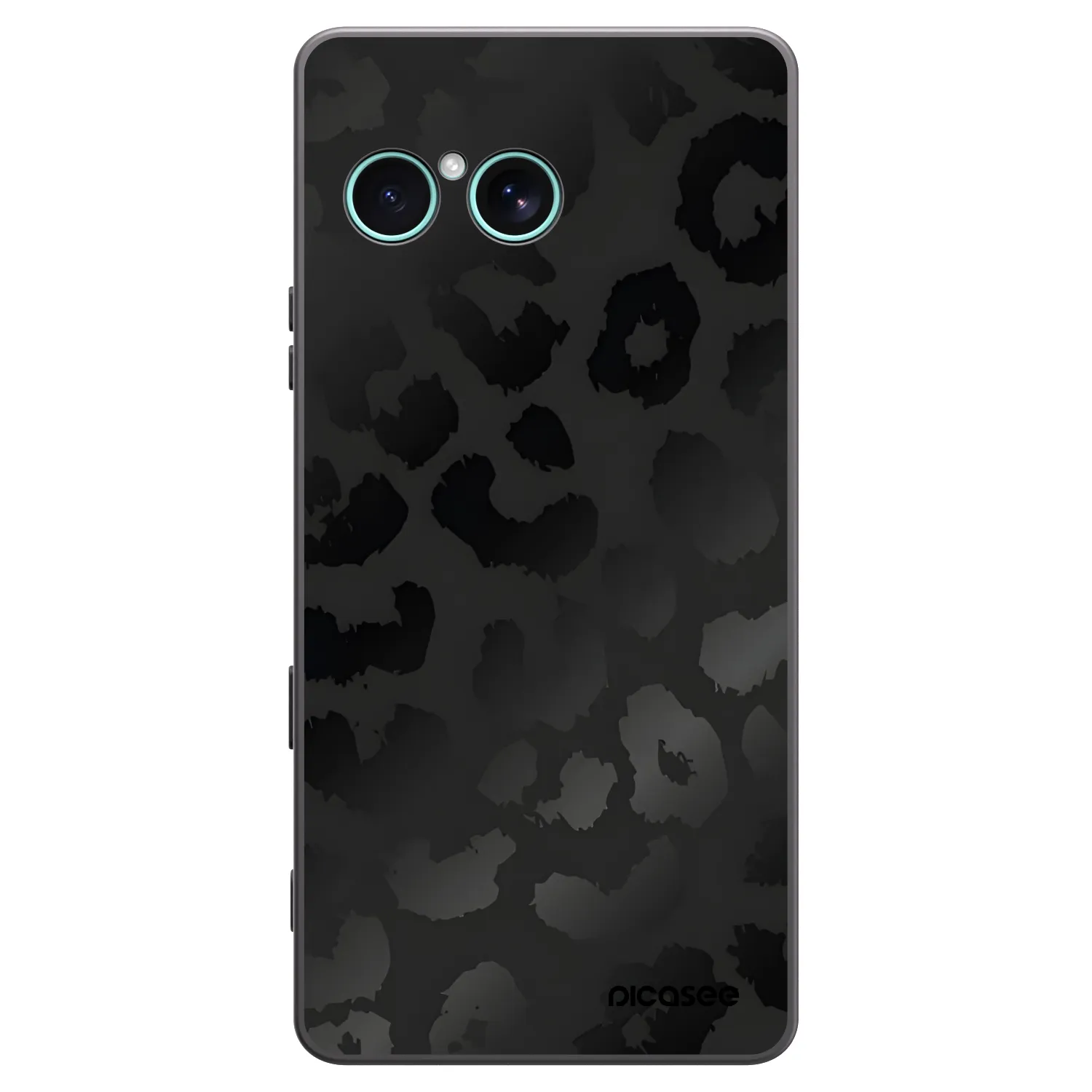 Picasee husă neagră din silicon pentru Sony Xperia 10 VII - Midnight Leopard