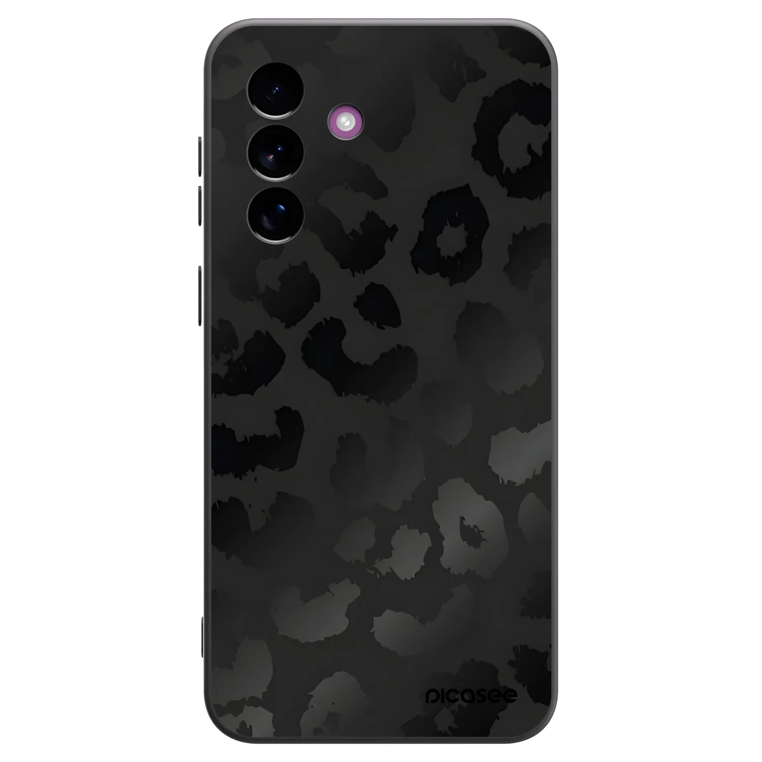 Picasee husă neagră din silicon pentru Samsung Galaxy A37 - Midnight Leopard