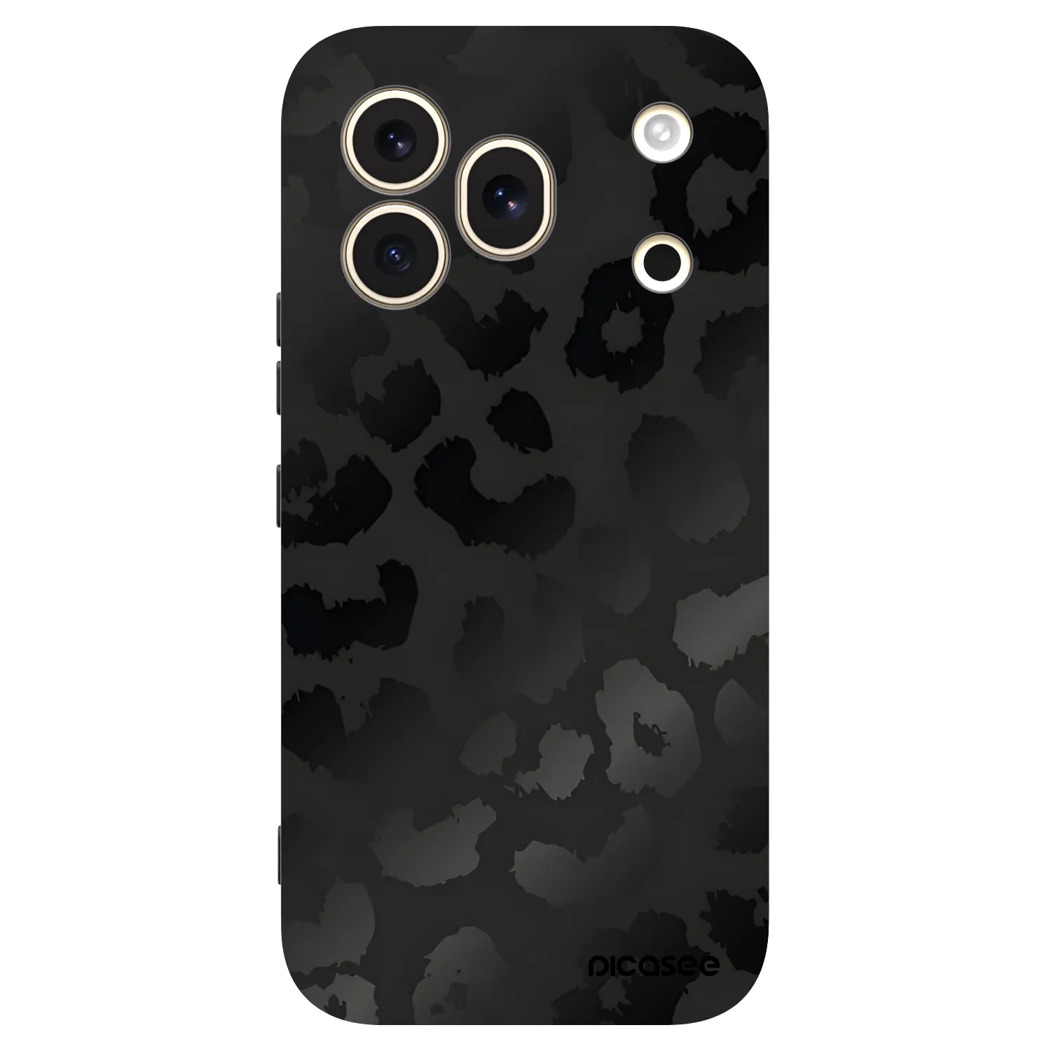 Picasee husă neagră din silicon pentru Honor 600 Pro - Midnight Leopard