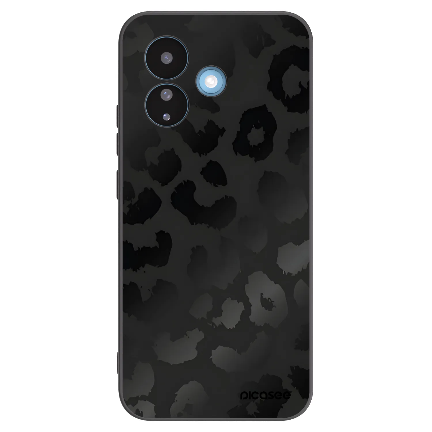 Picasee husă neagră din silicon pentru Xiaomi Redmi Note 17 Pro 5G - Midnight Leopard