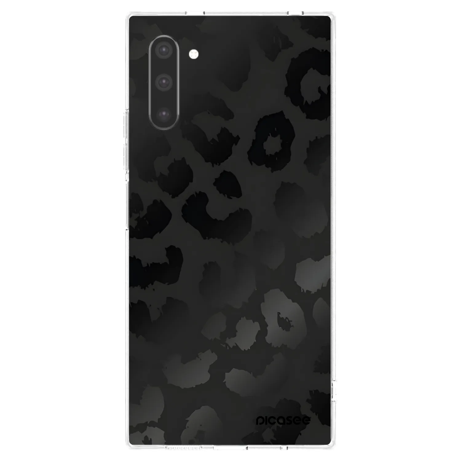 Picasee husă transparentă din silicon pentru Samsung Galaxy Note 10 N970F - Midnight Leopard
