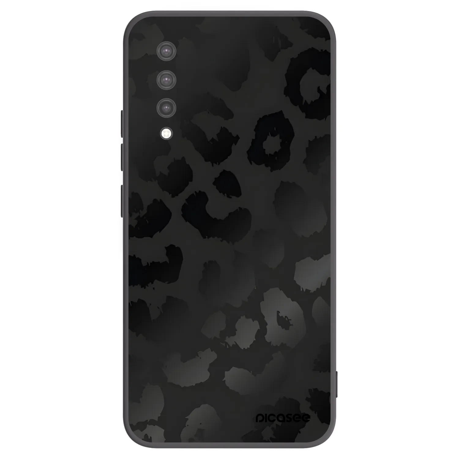 Picasee husă neagră din silicon pentru Xiaomi Mi 9 Lite - Midnight Leopard