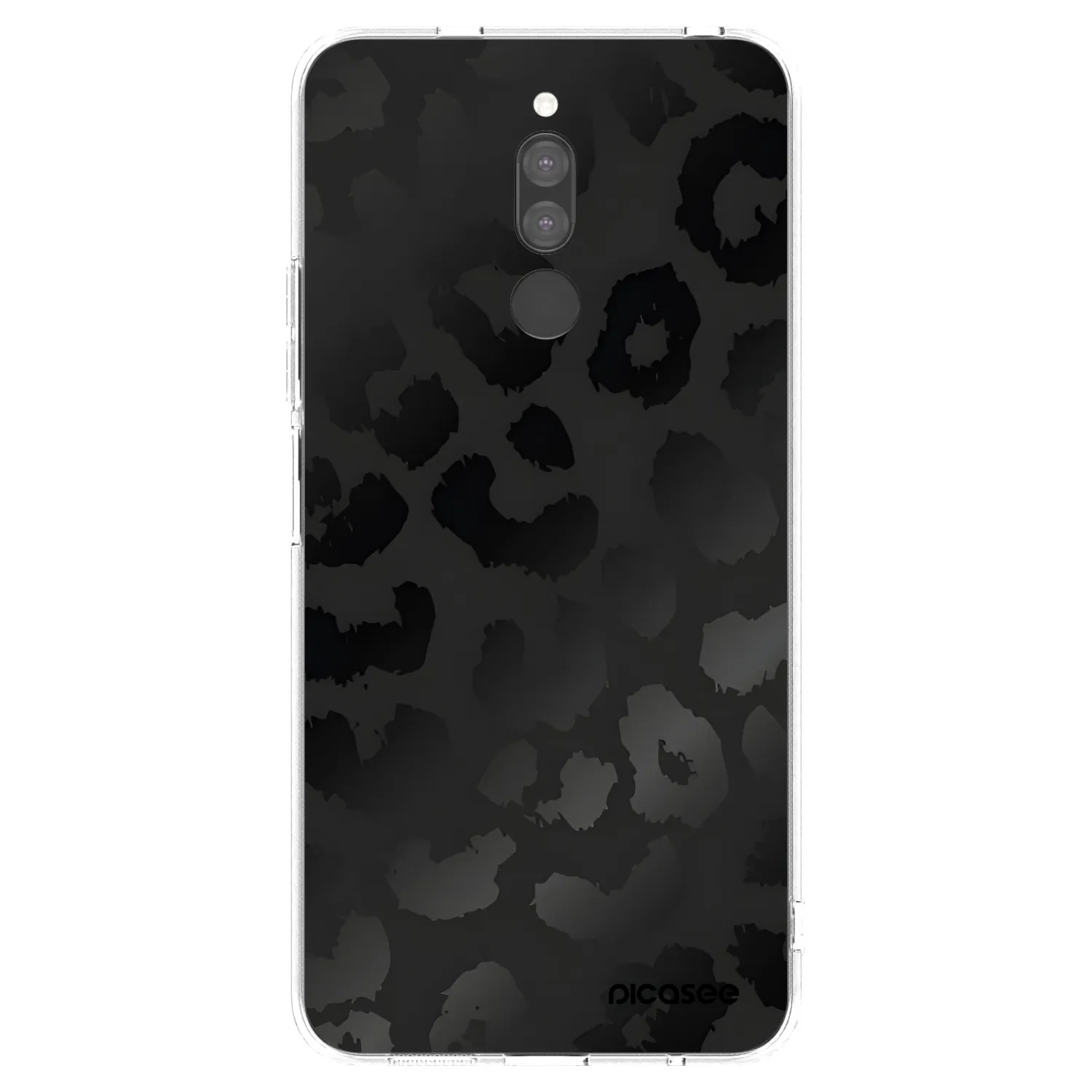 Picasee husă transparentă din silicon pentru Xiaomi Redmi 8 - Midnight Leopard