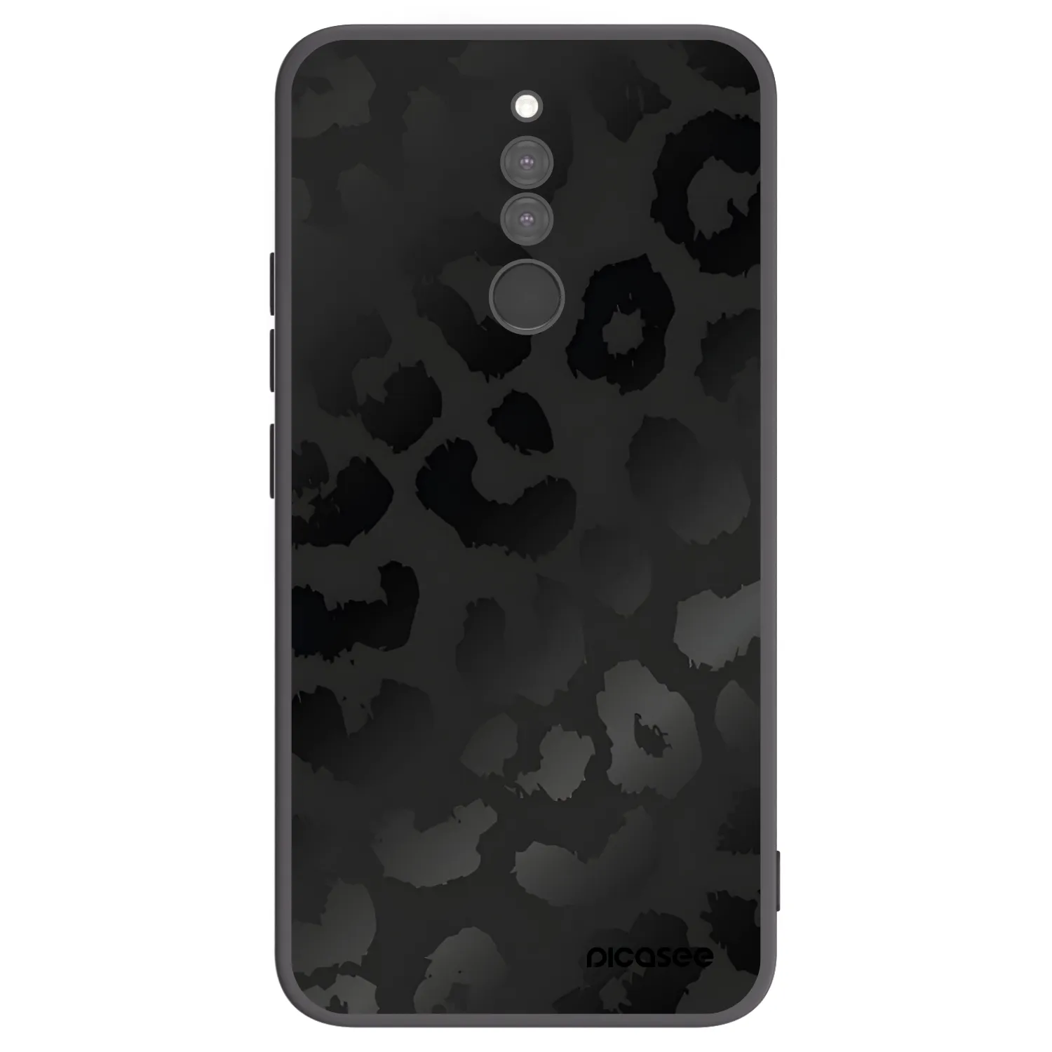 Picasee husă neagră din silicon pentru Xiaomi Redmi 8 - Midnight Leopard