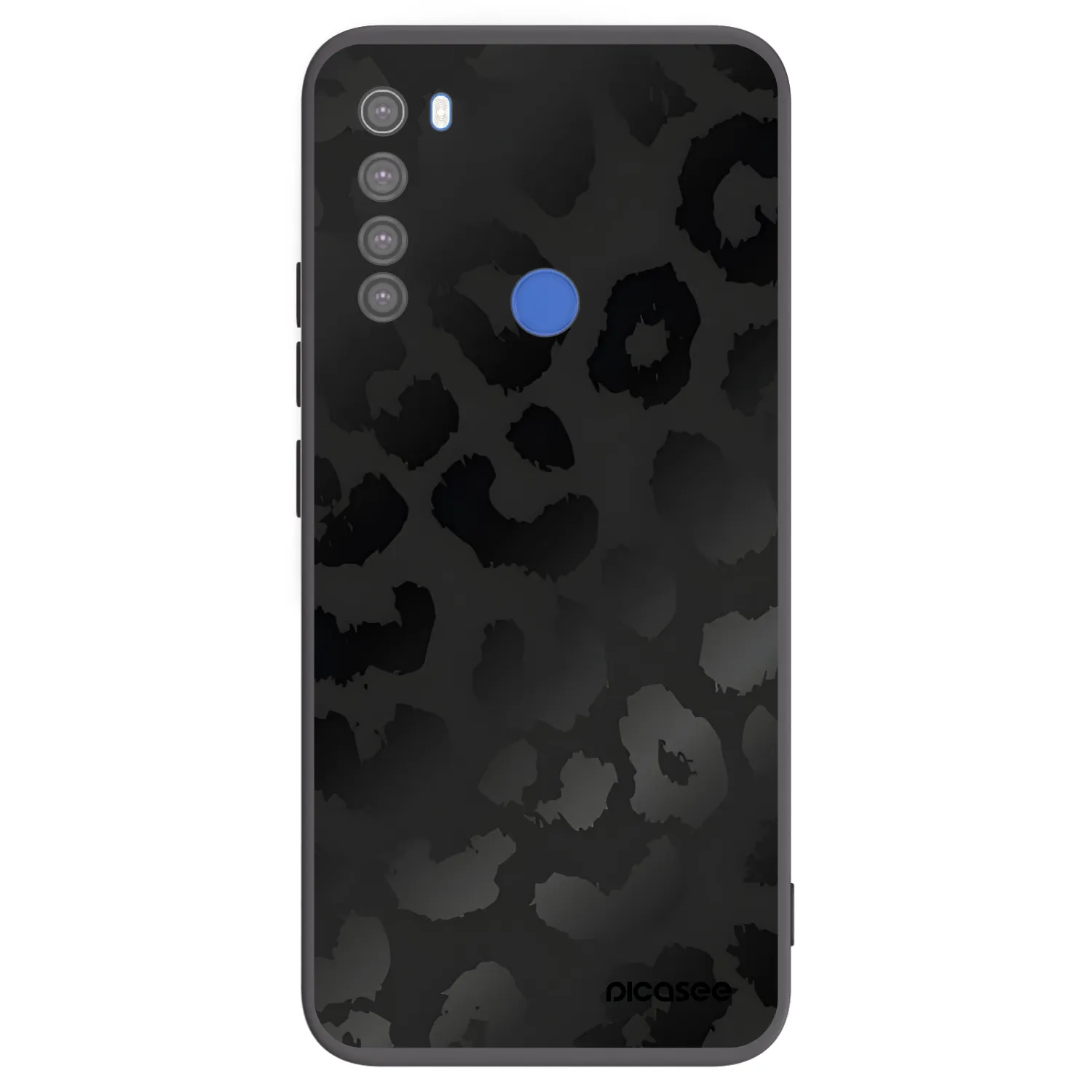 Picasee husă neagră din silicon pentru Xiaomi Redmi Note 8T - Midnight Leopard