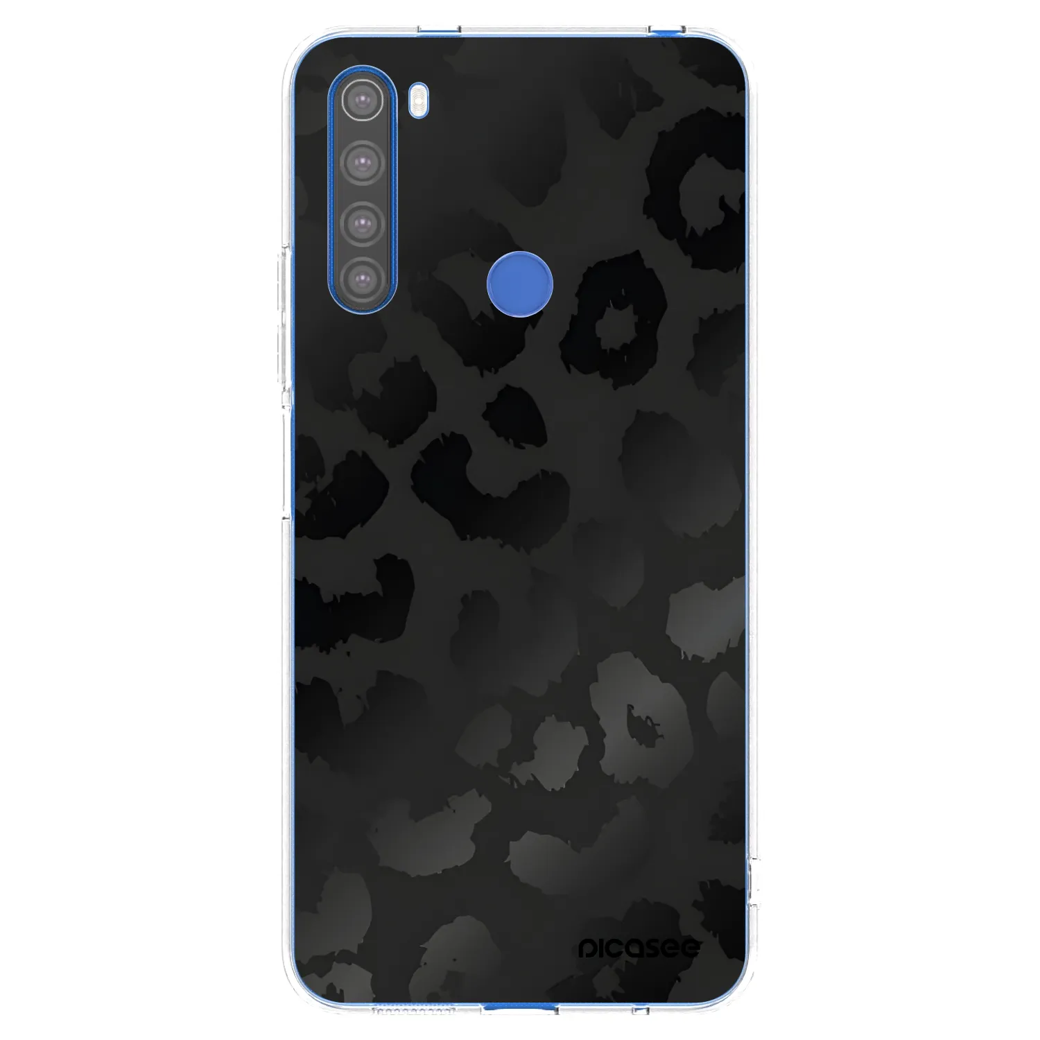 Picasee husă transparentă din silicon pentru Xiaomi Redmi Note 8T - Midnight Leopard