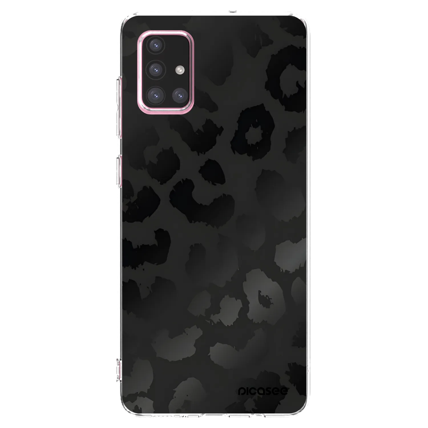 Picasee husă transparentă din silicon pentru Samsung Galaxy A71 A715F - Midnight Leopard