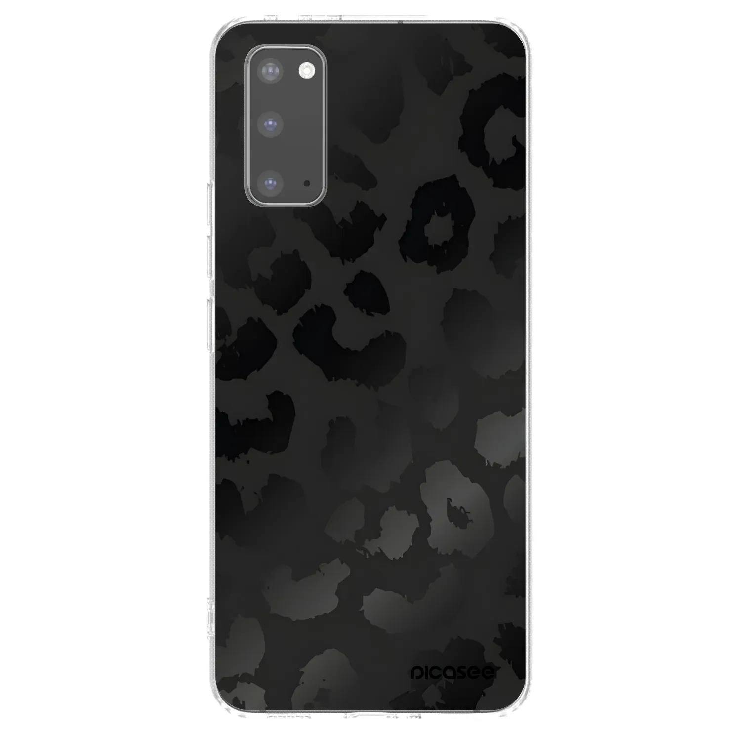 Picasee husă transparentă din silicon pentru Samsung Galaxy S20 G980F - Midnight Leopard