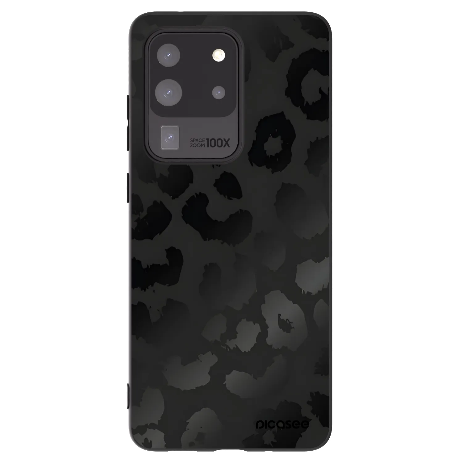 Picasee husă neagră din silicon pentru Samsung Galaxy S20 Ultra 5G G988F - Midnight Leopard