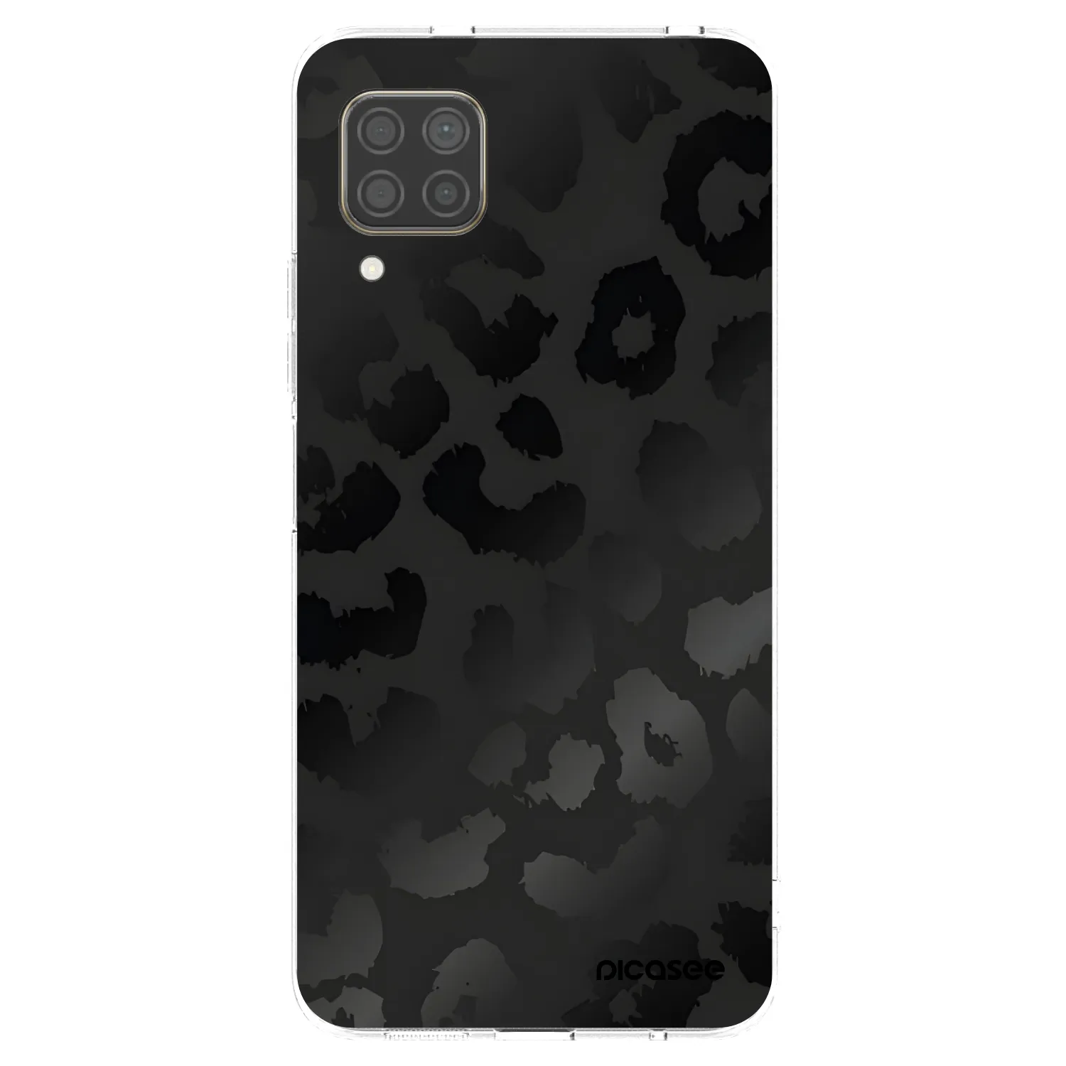 Picasee husă transparentă din silicon pentru Huawei P40 Lite - Midnight Leopard