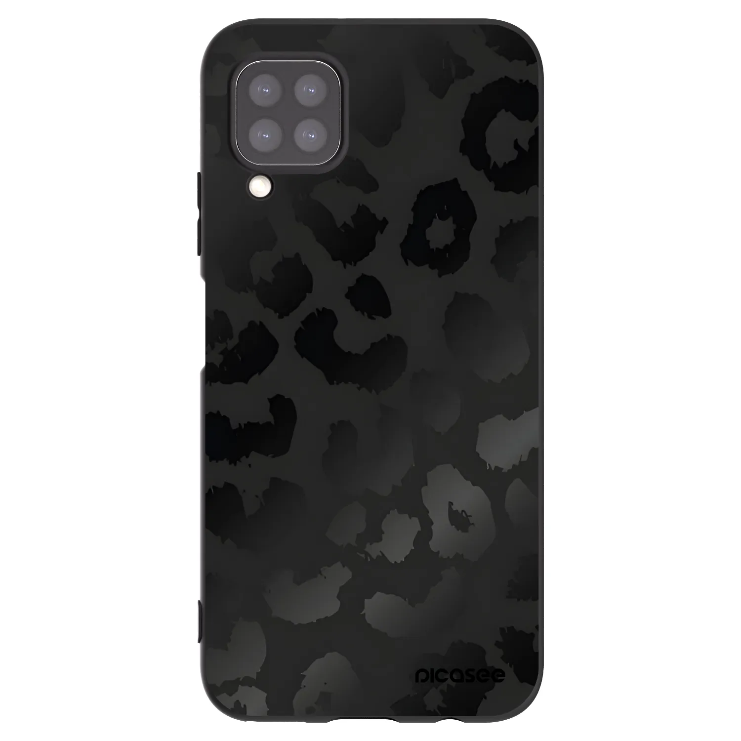 Picasee husă neagră din silicon pentru Huawei P40 Lite - Midnight Leopard