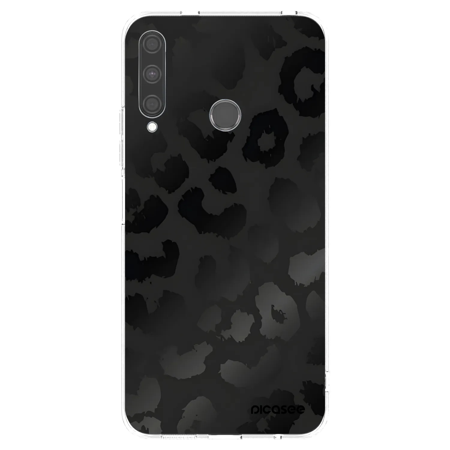 Picasee husă transparentă din silicon pentru Huawei P40 Lite E - Midnight Leopard
