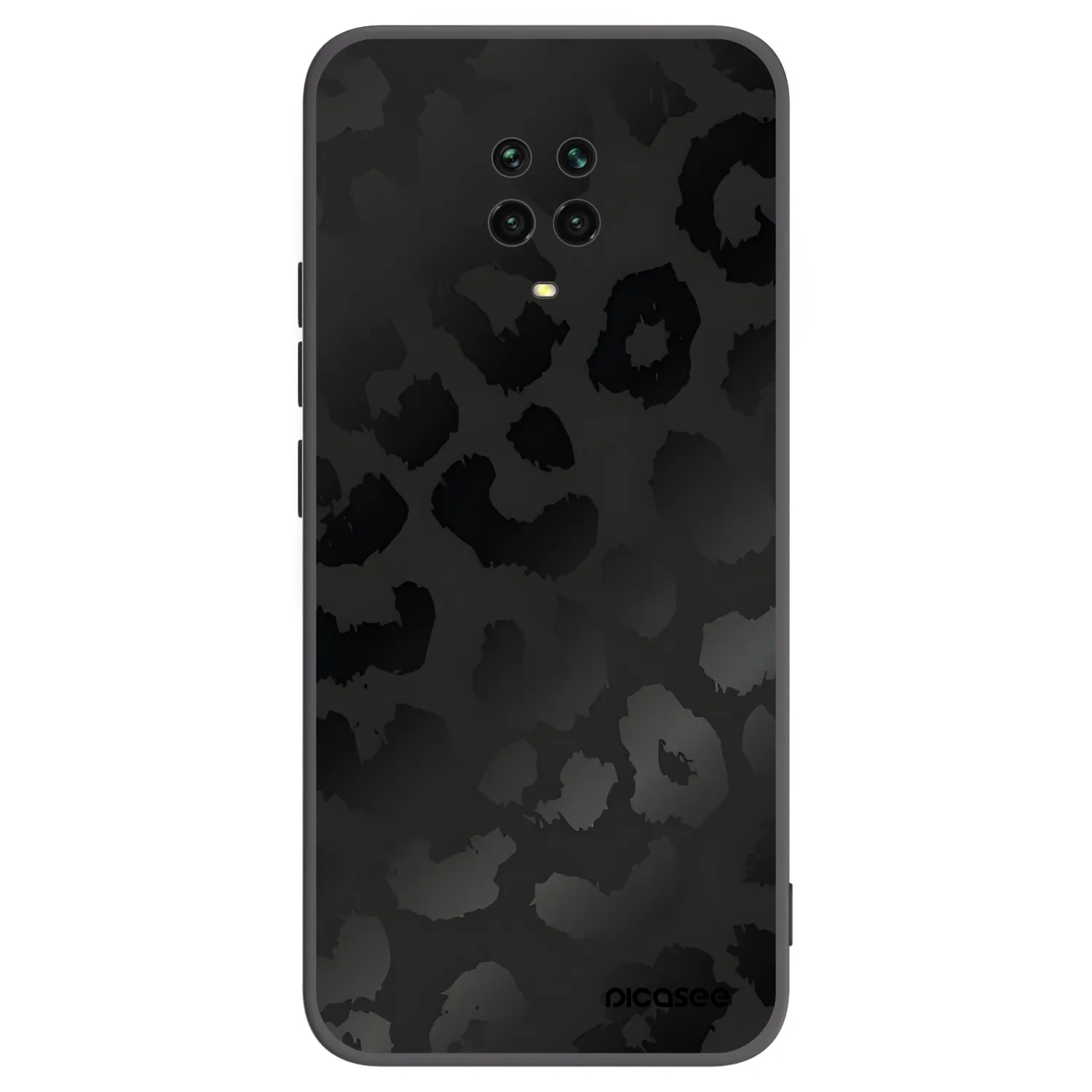 Picasee husă neagră din silicon pentru Xiaomi Redmi Note 9 Pro - Midnight Leopard