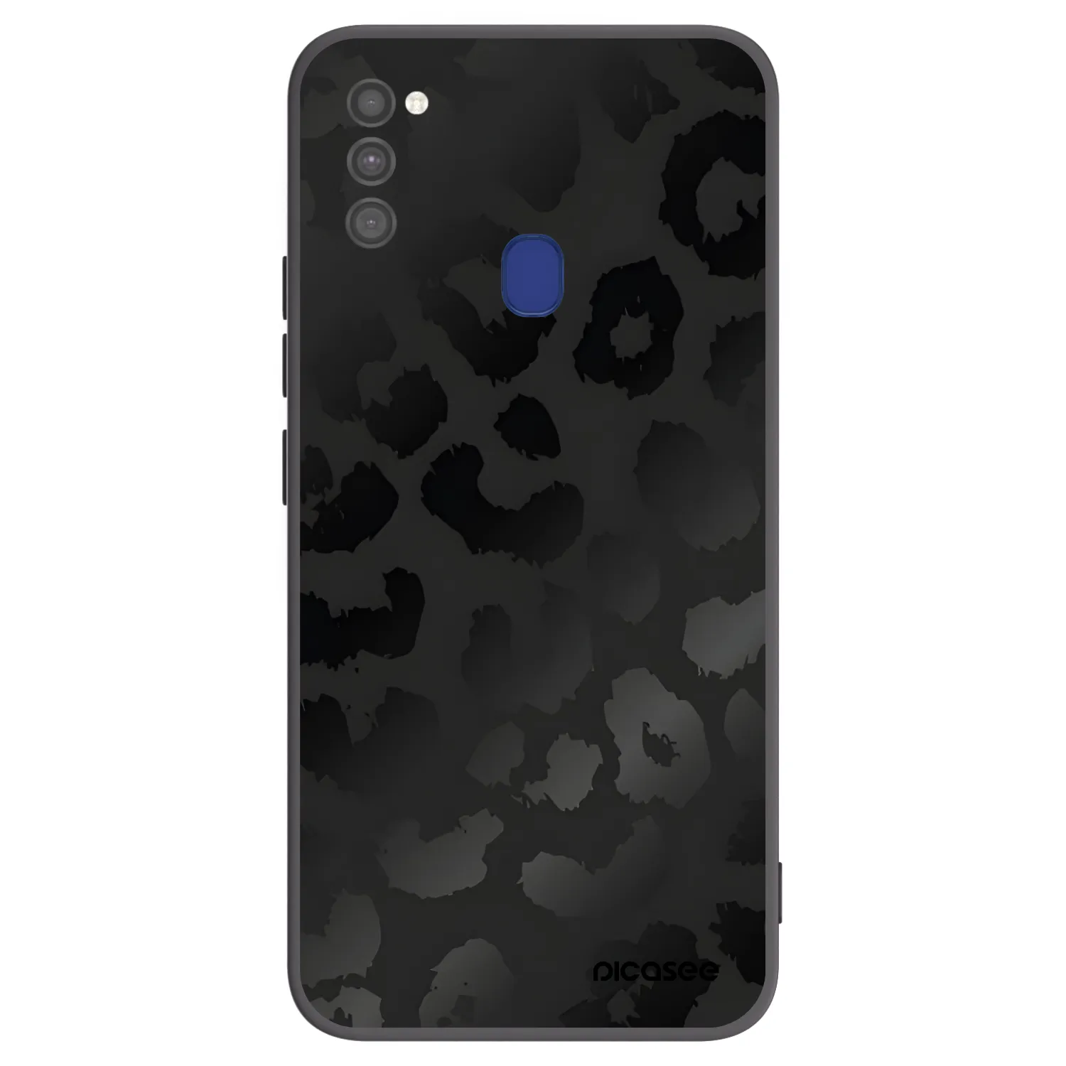 Picasee husă neagră din silicon pentru Samsung Galaxy M21 M215F - Midnight Leopard