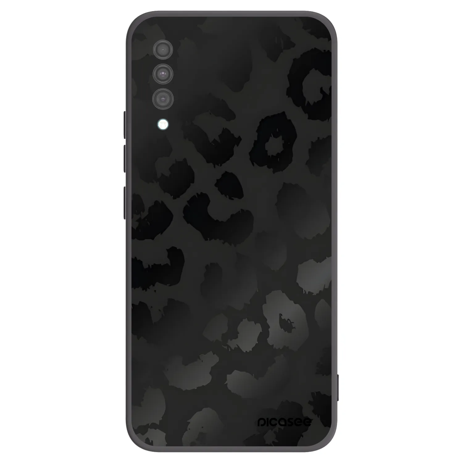 Picasee husă neagră din silicon pentru Samsung Galaxy A30s A307F - Midnight Leopard