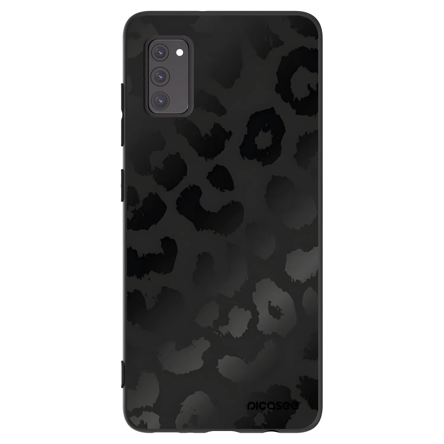 Picasee husă neagră din silicon pentru Samsung Galaxy A41 A415F - Midnight Leopard