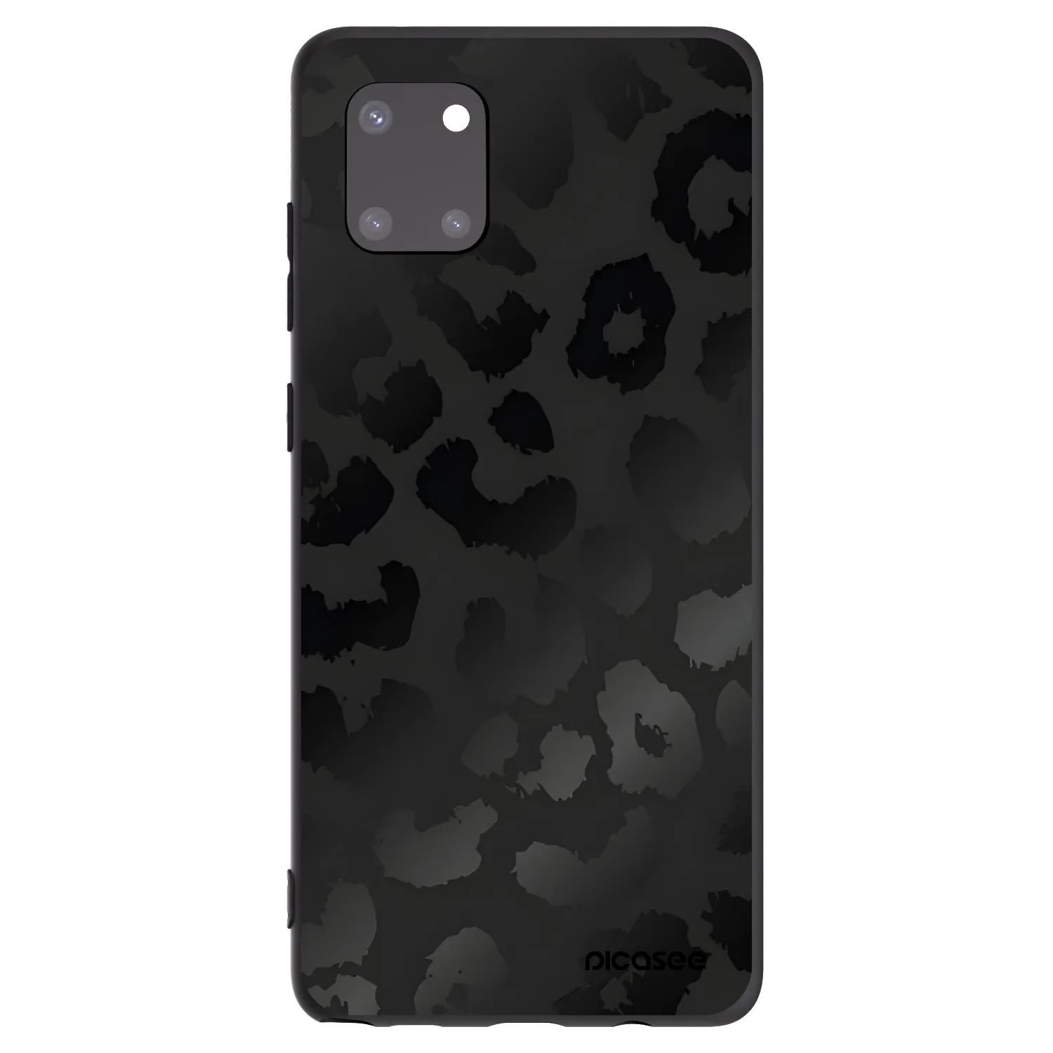 Picasee husă neagră din silicon pentru Samsung Galaxy Note 10 Lite N770F - Midnight Leopard