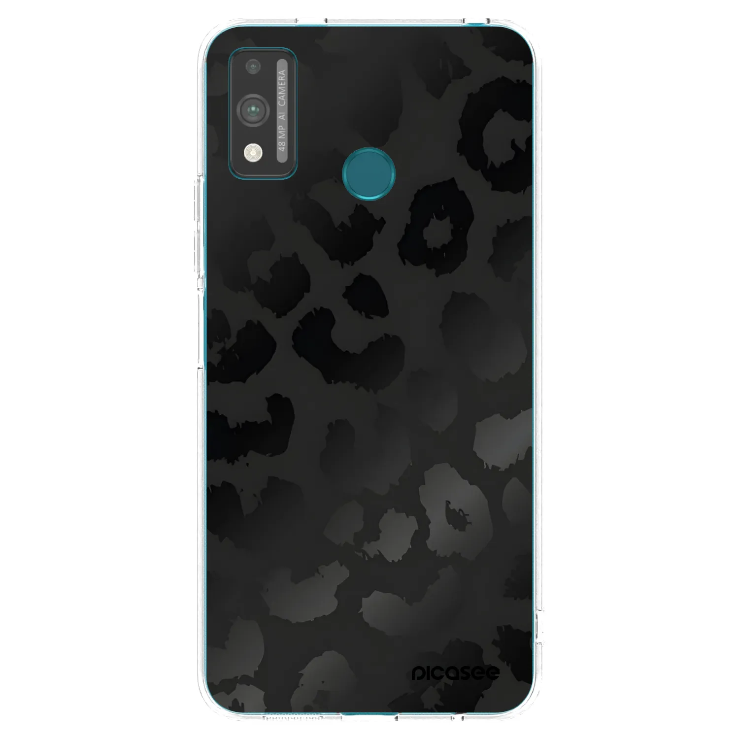 Picasee husă transparentă din silicon pentru Honor 9X Lite - Midnight Leopard