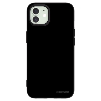 Picasee husă neagră din silicon pentru Apple iPhone 12 Pro - Black Bliss
