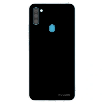 Picasee husă transparentă din silicon pentru Samsung Galaxy M11 - Black Bliss