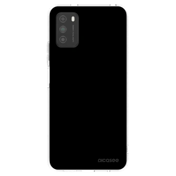 Picasee husă transparentă din silicon pentru Xiaomi Poco M3 - Black Bliss