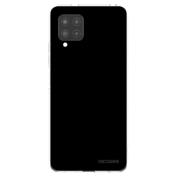 Picasee husă transparentă din silicon pentru Samsung Galaxy A42 A426B - Black Bliss